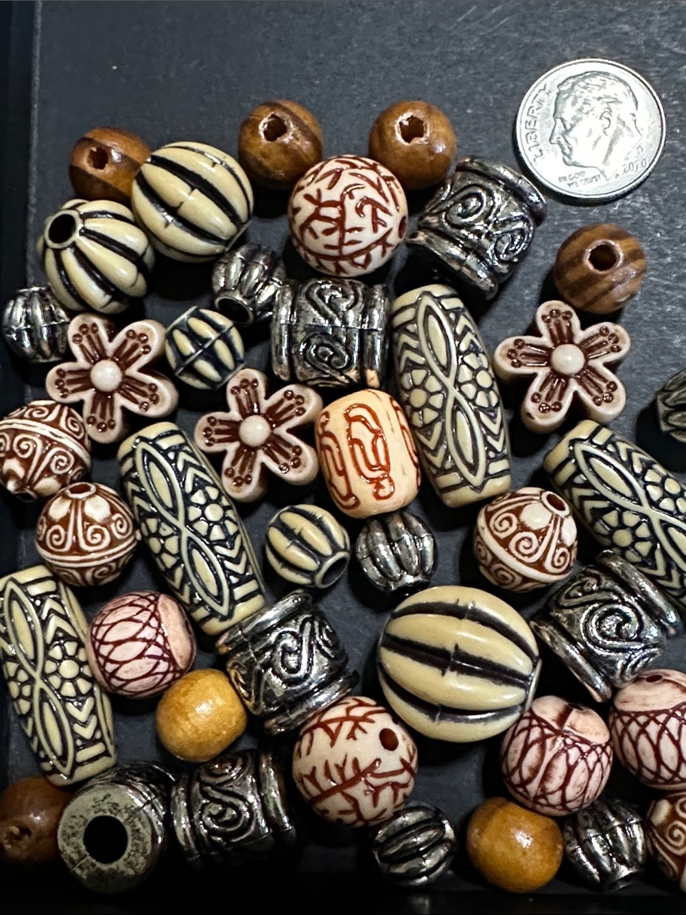 107.  Loose Plastic Beads